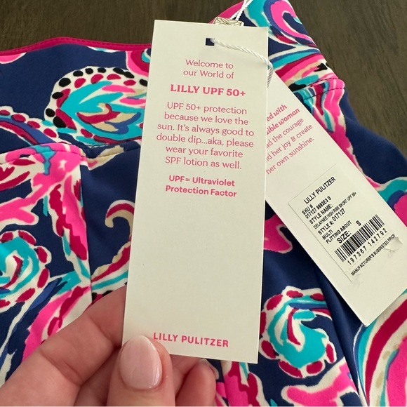 Lilly Pulitzer Pink and Blue Mini Skirt - Picture 4 of 10